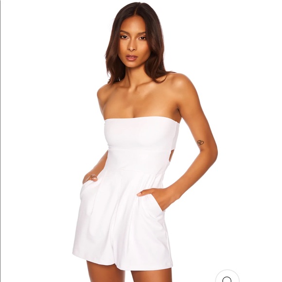 Susana Monaco Tube Pocket Romper NWT size Large - Picture 2 of 6
